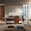 Luxury Modern Italian Leather Queen Bed Frame