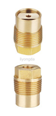 Brass pressure control valve safety valve