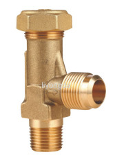 Angle brass safety valve