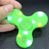 Upgrade Mini Bluetooth Speaker Musical Triangle Fidget Spinner LED Light EDC Focus Finger Gyro Toy Assorted Color