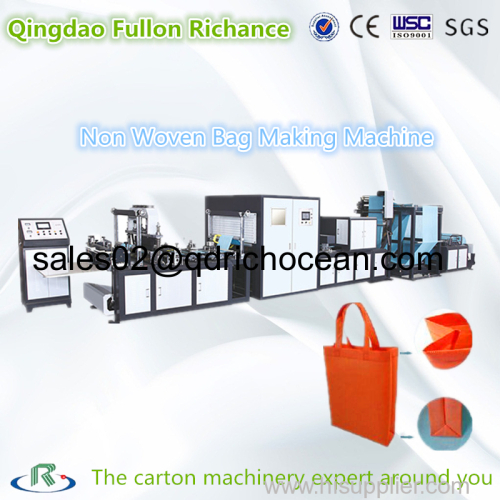 Roll Square Bottom Automatic High Speed Non Woven Bag Making Machine