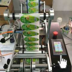 semi automatic round water bottle labeling machine