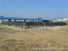 Scaffolding reservoir waste water sedimentation pool