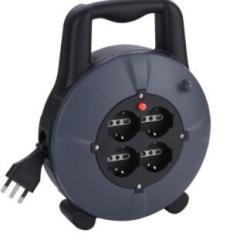 Italian CE GS approved 4way 16A 250V cable reel with switch