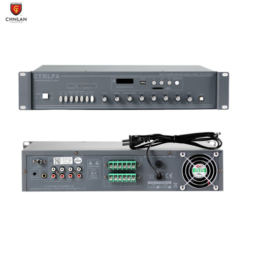 PA Sound system 6 zones mixer amplifier with USB SD Card FM AUX