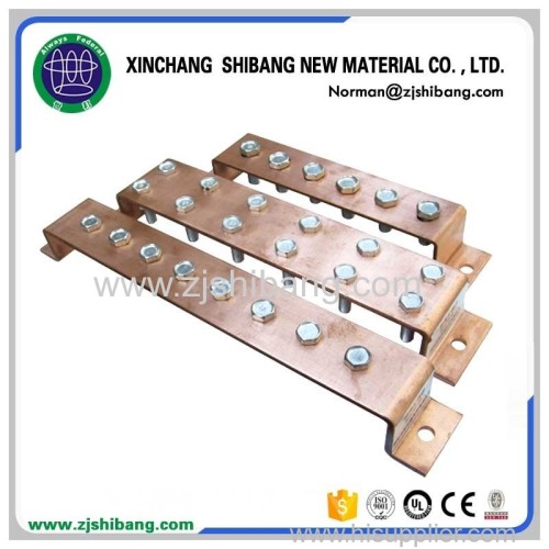 High Quantity Copper Platoon Tin/Tinned Copper Busbar/Grounding Busbar