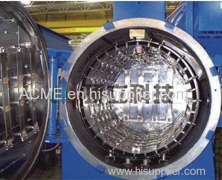 High Vacuum Brazing Furnace for the vacuum brazing of materials like non-ferrous metal stainless steel titanium alloy