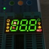 China Triple digit common anode super bright green/yellow/red 7 segment led display for Refrigerator control.