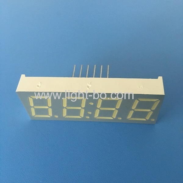 Common anode 4 digit 0.56" Ultra Bright white 7 Segment clock Display for industrial timer