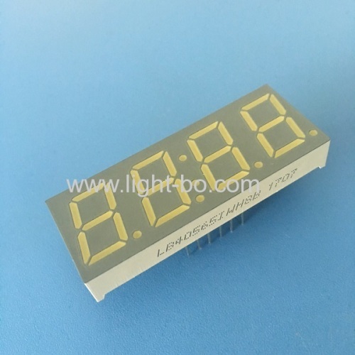 Common anode 4 digit 0.56  Ultra Bright white 7 Segment clock Display for industrial timer