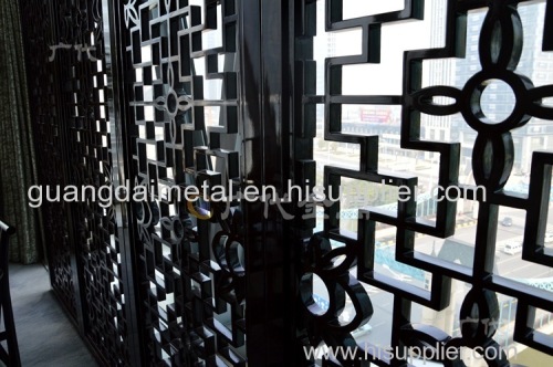 Modern Hotel Interior Decorative Stainless Steel Metal Screen