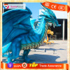 Shopping Mall Animated Artificial life size animatronic dragon statues for sale