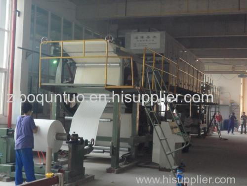 Carbon free carbon paper coating machine