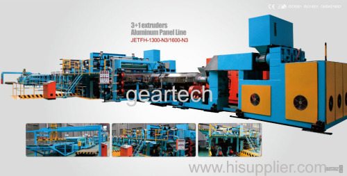 3+1 aluminum composite panel production line