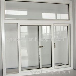 Double Panel Silding Aluminum Windows And Doors With Fly Screen