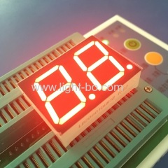 Ultra Red dual digit 0.8inch common cathode 7 segment led display for instrument panel indicator
