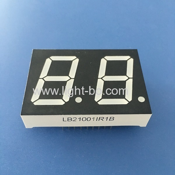 Dual Digit 1" 7-Segment LED Display Common Anode Super Red for digital indiator