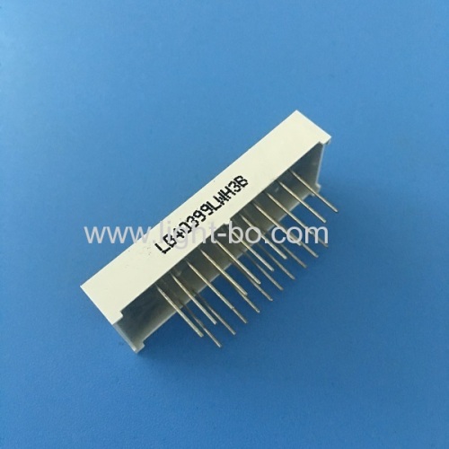 Ultra white OEM 0.39inch( 10mm)common cathode 4 digit 16 segment led display forTemperature indicator