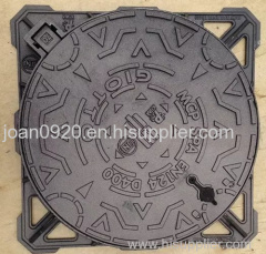 cast iron round/square frame+round cover