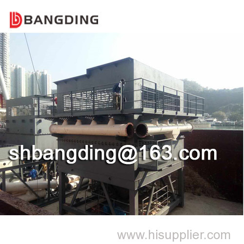 BANGDING 50 m3 mobile unloading dust proof hopper for bulk cargo on port