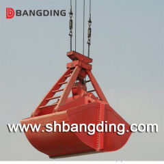 four rope clamshell Mechanical grab bucket for port