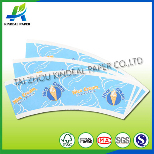 Custom printed Pe coated paper cup paper