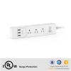 1.5m Power Cord 3 US Outlet With 3 Usb Surge Protector With UL Certificate