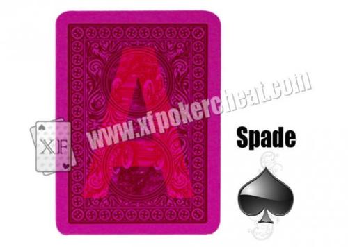 XF Modiano golden trophy marked cards with invisible ink for poker cheating