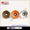 Brass Jeans metal buton maker 15MM&17MM HVB Orange copper/HVB Nickle/HVB Anti-brass irregular seal face fashion button