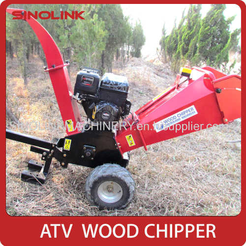 SINOLINK Gasoline Diesel Engine Optional ATV Wood Chipper Shredder