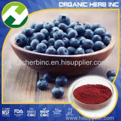 Anthocyanin 36% bilberry Extract / Dried Blueberry powder Extract