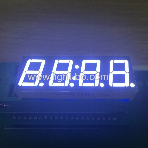 Ulrta bright white 4 digit 0.56" common anode 7 segment led clock display for digital timer