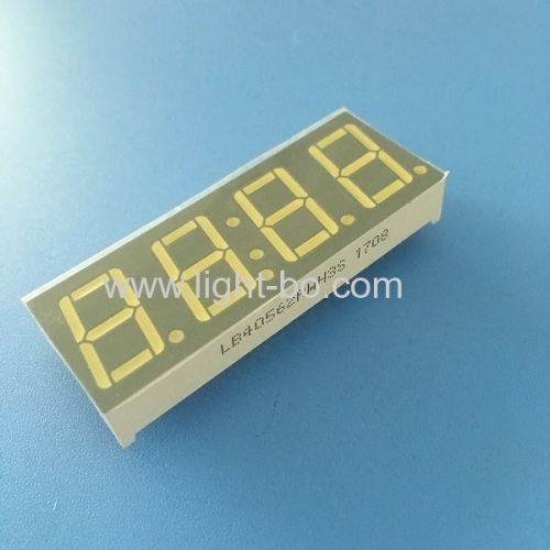 Ulrta bright white 4 digit 0.56  common anode 7 segment led display for instrument panel