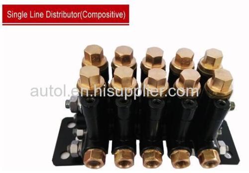 Single line lubrication distributor