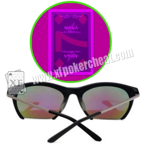 Fashionable Style Luminous Sunglasses Perspective Glasses For Poker Cheat