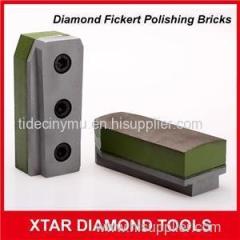 Metal Bond Diamond Fickert Abrasives Brick For Granite