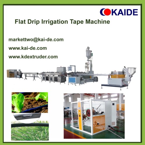 Machine to make drip irrigation tape 16mm 0.15mm-0.9mm thickness