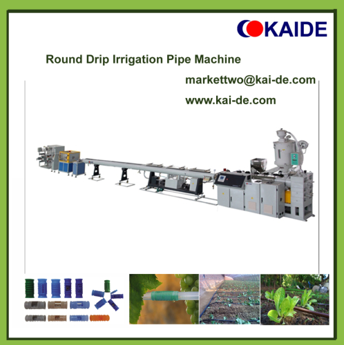 Factory Price Round Drip Irrigation Tube Extrusion Machine 16mmx0.6mm-1.4mm