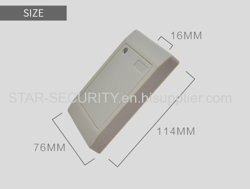 High quality Rfid Card Reader Wiegand Output Access Control Id/ic Card Reader 
