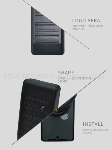 125KHz id Weigand output Access Control Card Reader