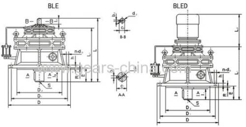 Cyclo Drive Reducer BLED / Cycloidal Gear Reducers