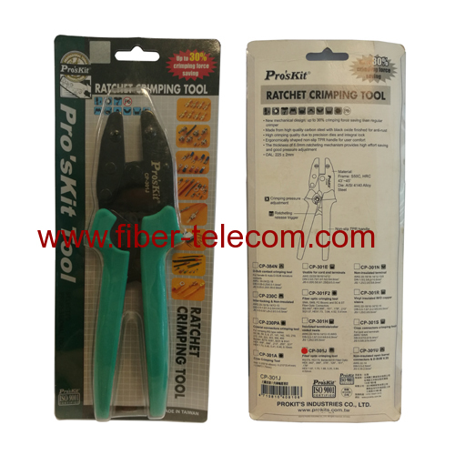 Fiber Ratchet Crimping Tool