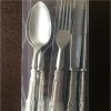 18PCS PVC Tube With Plastic Handle Cutlery Set For Supermarket