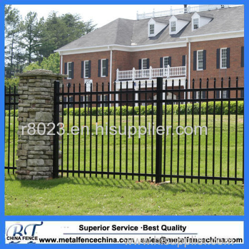 Wholesale wrought iron fence with high quality post Free sample