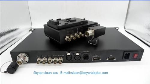 JVC/SONY/ Panasonic/ EFP/ENG cameras Fiber Optic Adapters and Fiber Base Stations-SDI Tally intercom Genlock /TC PGM