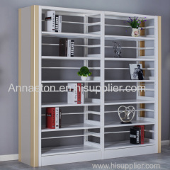Titanium Alloy Laeral Plate Metal Double Side Library Book Display Shelves