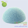 SOFTCARE blue half ball type konjac sponge