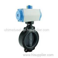 PVC Pneumatic Butterfly Valve For Chemical Industry