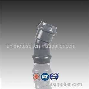 PVC Rubber Ring 22.5 Degree Elbow