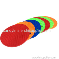 Custom heat resistant induction cooker silicone rubber dab kitchen cooking trivet place mat